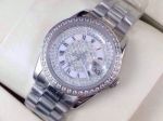Rolex SS Day Date Diamond & Roman Markers Replica Watch